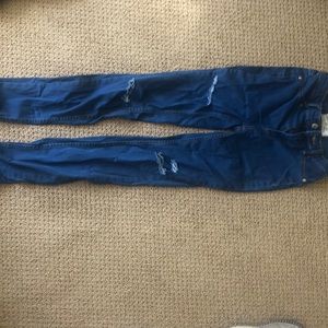 Free People Size 26R blue jeggings, barely worn